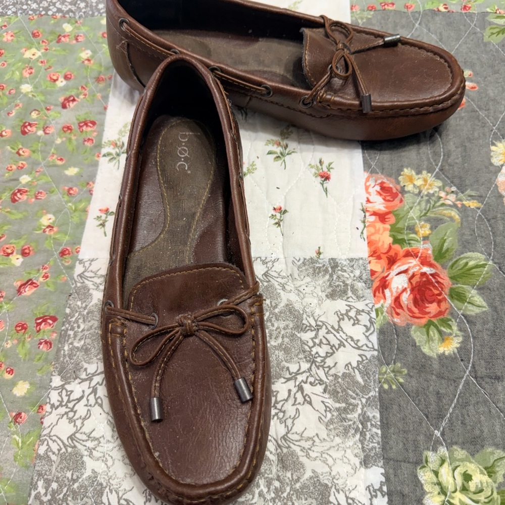 b.o.c. Dark Brown Moccasins